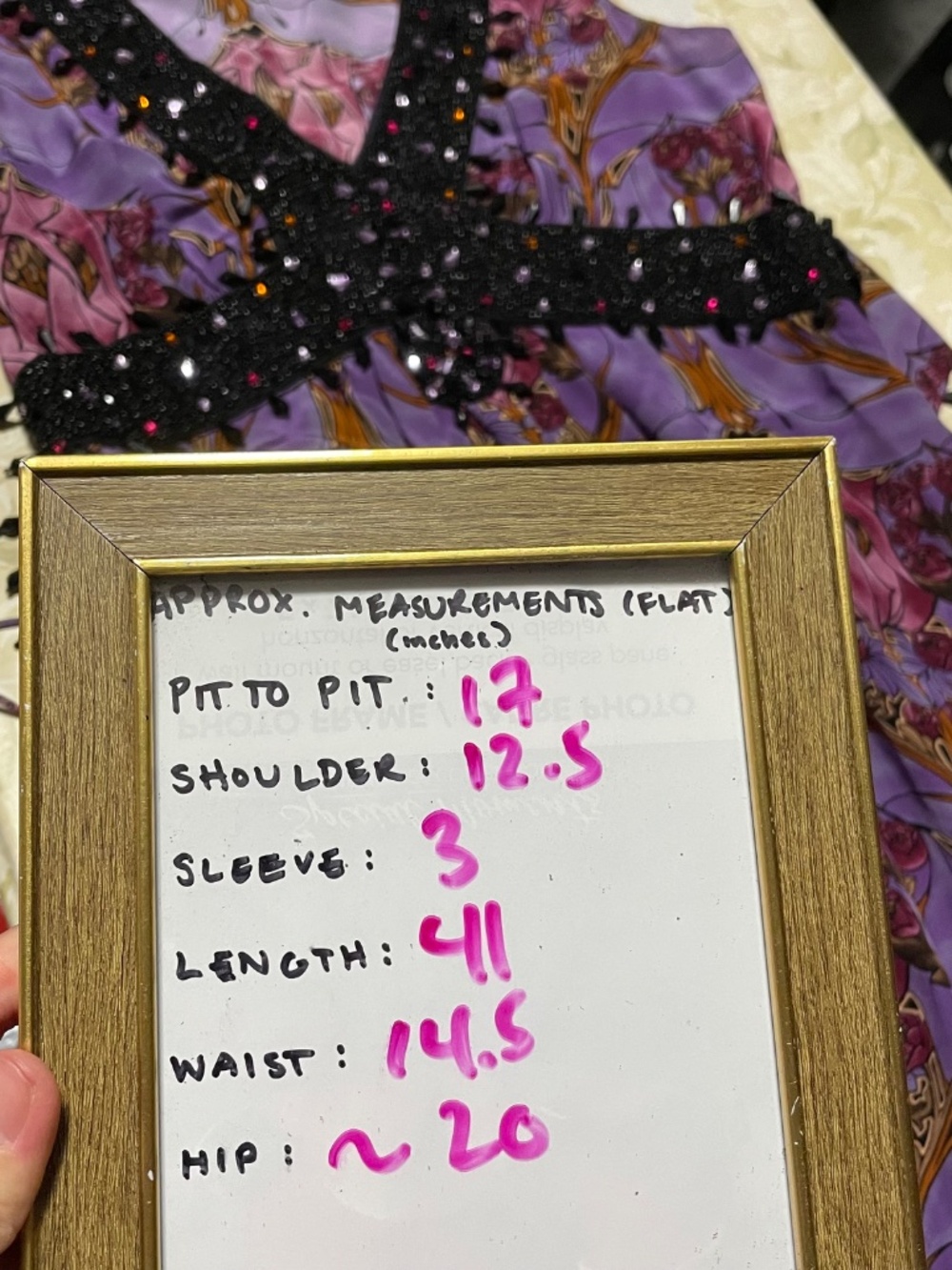 Tracy Reese 100% Silk Dress 6 Y2K Rhinestone Jeweled Floral Empire Waist Purple - Picture 2 of 14